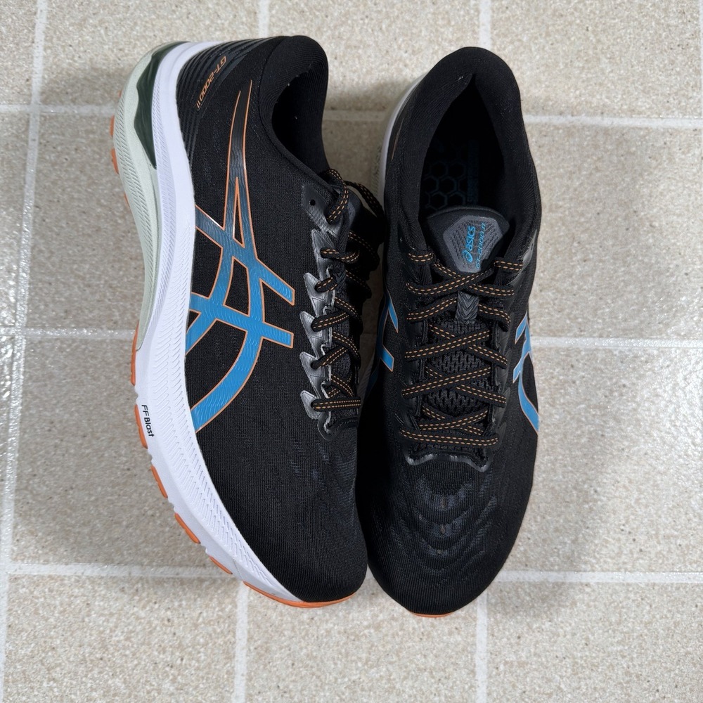 ASICS GT-2000 Men's Running Shoes Black Athletic Sneakers 1011B475-006 Size 12 W